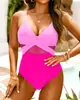 Traje de Baño de Dos Piezas Estilo Nuevo para Mujer, Sexy Ajustado con Cuello Halter, Espalda Descubierta, Color Sólido, Bikini Simple Europeo y Americano, Traje de Baño Transfronterizo Ajustado