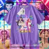 Nuevas Camisetas 2025 Dibujos Animados Kpop Cazador de Brujas Grupo Periférico Ropa de Verano para Niños Camisetas de Manga Corta de Algodón Puro Verano Mangas Medias