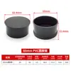 Fabricante de Moldeo por Inyección Jiangmen Funda Tubo Redondo PVC Cubre Pie Almohadilla de Pie Plástica Cubierta Protectora Tapón Exterior Tubo Redondo Tapa de Plástico