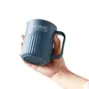 Venda por atacado Gargle Cup personalizado casal escova de dentes copo toothholder copo Creative Home Double Color com alça gargarejo simples