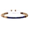 Pulseira simples de miçangas de madeira turquesa transfronteiriça moda masculina versátil de alta qualidade pulseira de miçangas de casca de coco joias masculinas