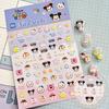 Adesivos de Unha 5D Disney para Crianças Estilo Princesa Adesivos Fofos de Nail Art Estilo Ins Decorações de Unha Frescas e Simples