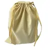 Bolsa de Veludo com Cordão Personalizada pelo Fabricante, Bolsa de Veludo Bege, Bolsa para Armazenamento de Secador de Cabelo, Bolsa de Veludo para Embalagem de Fone de Ouvido