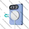 Adequado para Apple Iphone18Duo Capa de Celular Dobrável Magnética de Couro Genuíno Apple 18Duo Capa Protetora de Eixo Central