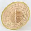 Linyi Venta al por mayor Sombrero de paja tejido de bambú de agricultor Venta al por mayor Sombrero impermeable para turistas Suministros de verano