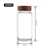 Frasco Cuadrado para Condimentos Botella para Polvo de Chile para Barbacoa Frasco de Sal para el Hogar Set de Condimentos Botella de Pimienta en Polvo 120ml
