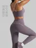 Traje de Yoga Juyitang Line-Feeling de Corte Slim Traje Deportivo de Alta Intensidad Ropa de Yoga Transpirable de Alta Elasticidad