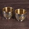 Conjunto de Chá Cento e Oito Bênçãos de Bronze Retrô Bule Grande para Uso Doméstico com Bandeja e Xícaras de Chá Conjunto de Chá Completo
