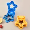 Molde de Sanduíche de Aço Inoxidável Transfronteiriço Selagem de Borda Molde de Pão de Bolso Doméstico DIY Molde de Torrada Molde de Biscoito para Assar