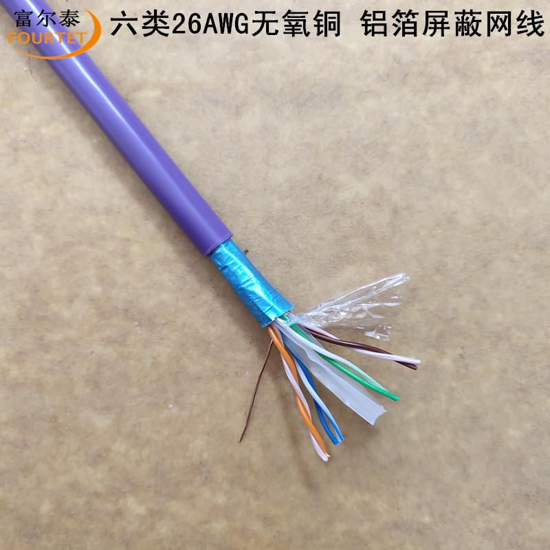 六类26AWG无氧铜 铝箔屏蔽网线6.jpg