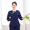 Ropa de Trabajo para Salón de Belleza, Esteticista, Terapia de Pies, Terapia de Cabeza, Técnico de Masajes, Uniforme de Club Traje de Primavera y Verano