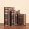 Libros Falsos Retro, Estanterías de Estilo Europeo para Estudio, Decoraciones para Sala de Estar, Decoraciones Suaves, Accesorios para Fotografía, Cajas de Libros