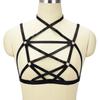 Sujetador sexy con tirantes huecos de Amazon, sin costuras, cuello colgante, ropa interior sexy, uniforme tentación O0431