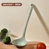Espátula de silicona antideslizante resistente a altas temperaturas espátula cuchara colador cuchara para sopa utensilios de cocina domésticos de cocina de silicona anti-escaldaduras