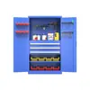 Gabinete de Herramientas de Alta Resistencia para Organización de Garaje, Carrito de Herramientas de Almacenamiento Engrosado, Gabinete de Herramientas de Ferretería, Gabinete de Almacenamiento con Panel Perforado para Taller de Reparación Automotriz