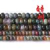 Fundición Ming comercio natural ágata indio cuentas de ábaco cuentas de rueda de ágata espaciador pulsera con cuentas collar joyería