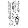 Amazon Hot Serie TL Pegatinas de Tatuaje Impermeables Letras Inglesas Pegatinas para la Cintura Pegatinas de Tatuaje Sexy Punto