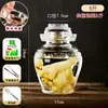 Frasco de Col encurtida de Sichuan Frasco de Vidrio Doméstico Antiguo Frasco Sellado Frasco de Verduras encurtidas Frasco de Fermentación de Chucrut Olla para Verduras encurtidas