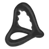 Anillo de Silicona con Patrón de Tiburón Pájaro de Mil Millas Set Combinado de Diez Piezas para Hombres Anillo Retardante de Cuidado Amigable con la Piel Pieza Única Envío Directo
