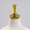 Accesorios de Utilería de Modelo para Hombre y Mujer Cubierta de Cabeza de Modelo Dorado plateado Cubierta Plana Cabeza de Alambre Metálico para Adulto Cabeza de Tela