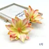 Simulação de Flor de Casamento Flor Estrela da Sorte Magnólia Flor Artificial Grampo de Cabelo Flor Adorno de Cabeça Pacote de Material com Guirlanda para Casa Adereços de Fotografia