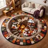 Alfombra de terciopelo de cristal transfronteriza, alfombra de sala de estar navideña visual 3D, alfombra duradera y decorativa, venta al por mayor del fabricante