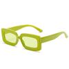 Nueva Moda Cuadrado Marco Pequeño Color Caramelo Gafas de Sol Simples Europeas y Americanas para Vacaciones Ins Celebridad de Internet Mismo Estilo Gafas de Sol de Moda