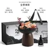 Caja de Regalo Festival de Mediados de Otoño, Dormitorio de Aromaterapia, Difusor de Aroma de Piedra de Alta Gama, Set de Aceites Esenciales de Fragancia Duradera para Hotel, Set de Regalo de Recuerdo