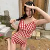 Nuevo traje de baño para mujer 2026, dos piezas conservador, lindo, adelgazante, de alta gama, estilo puro y deseable, traje de baño dulce para aguas termales