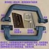 Accesorios para asa de equipaje, maleta de ruedas con candado de combinación, estuche de viaje, artículos de cuero, asa de plástico sólido de rebote lento, agarre de mano