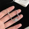 Pulseira de Zircônia em Formato de Coração Super Brilhante para Mulheres 2026 Novo Modelo Luxo Leve Estilo de Nicho Melhor Amiga Estudante Joia de Mão Atacado