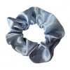 Bestseller transfronteiriço na Europa e América: Elástico de cabelo de cetim cristal liso, scrunchie retrô francês, acessório de cabelo elástico de tecido