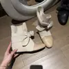 Botas cortas de estilo coreano 2026, nuevo modelo, retazos, encaje retro con cordones, nicho, lazo, diseño Rade, botas de cowboy occidentales para mujer