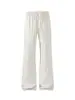 Pantalones Casuales de Retazos Cortados en Diagonal Estilo Americano, Pantalones Casuales de Malla Perforada de Secado Rápido, Pantalones Largos Holgados de Pierna Recta de Pierna Ancha de Tallas Grandes