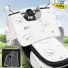 Cubierta de Parabrisas para Vehículo Eléctrico Parasol de Verano Delgada Impermeable Cubierta de Lluvia para Motocicleta con Batería Protección Solar para Coche Eléctrico Protección contra el Viento Dropshipping