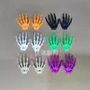Decoração de Festa de Halloween Mão de Fantasma DIY Acessórios Engraçados 7,5/9,6cm Mão de Esqueleto Brilhante Branca Cor Mista Não