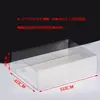 Caja de Pastel de Cumpleaños Digital Famosa en Internet Mascota Completamente Transparente Caja de Empaque para Hornear Engrosada a Prueba de Polvo Al por Mayor en Stock