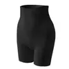 Ropa interior femenina sin costuras con control de abdomen y levantamiento de glúteos con relleno natural, pantalón de seguridad moldeador de glúteos falsos de cintura alta para un trasero más lleno