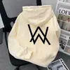 Alan Walker Alanwalker Mesmo Estilo Dj Tendência Nicho Outono e Inverno Alta Qualidade Com Capuz Masculino e Feminino Bonito Moletons