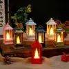 Lanterna de Vela Digital Transfronteiriça Lanterna de Pônei Lanterna de Vento Vela LED Lanterna Quadrada Decoração de Casamento Luz de Ambiente Barra de Luz Decoração de Hotel