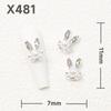 Joias para Nail Art Coelho Fofo Luxo Acessível Pérola Diamante Ab Joias de Diamante Art Nails Diamante para Unhas Decoração de Diamante DIY