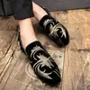 Zapatos Nuevos para Hombre 2019, Transpirables, Talla Grande, Zapatos de Cuero Puntiagudos para Discoteca, Gamuza PU, Diseño Personalizado