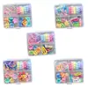 Pinzas y Gomas para el Cabello Especiales para Muñecas de Algodón, Materiales Hechos a Mano para DIY, Alta Elasticidad, Gomas para el Cabello No Dañinas para Muñecas que Lloran