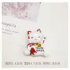 Atacado de fábrica mercearia japonesa resina estéreo geladeira 3d adesivos magnéticos lanterna Dharma adesivos de mensagem criativa em estoque