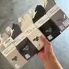 Meias de Cashmere Femininas para Outono e Inverno, Meias Largas, Listras de Desenho Animado, Espessadas, Amigáveis à Pele, Confortáveis, Quentes, Atacado do Fabricante