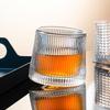 Creative Rotating Tea Cup Household Glass Vinho Estrangeiro Copo Tumbler Cristal Whisky Vidro Martelo Descompressão Shake Cup