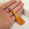 6cm Xiangyun Pequeno Pingente de Franja com Borla Joia Artesanal Decoração Pingente para Capa de Celular Pingente Marcador de Página Acessórios de Grampo de Cabelo