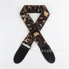 Alça de guitarra com estampa de leopardo alça de ombro transversal ombro espessura extra largura 5cm Guangzhou alça de guitarra atacado alça de ombro