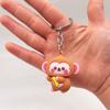 Llavero de Muñeco de Trasero Personalizado de Dibujos Animados PVC Pegamento Suave Mono Cerdito Conejo Oso Colgante de Bolsa Regalo de Actividad