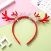 Amazon tocado de Navidad al por mayor pasador de asta de Navidad diadema de asta accesorios para el cabello diadema de asta para niños pinza para el pelo